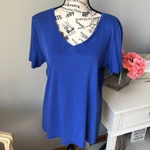 Talbots Blue Tee Shirt - L